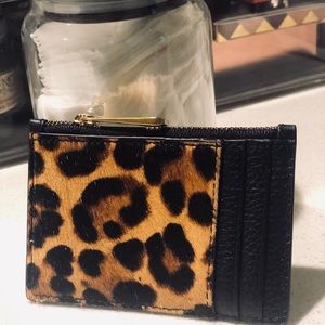 New JCrew wallet / card holder. Real leather!